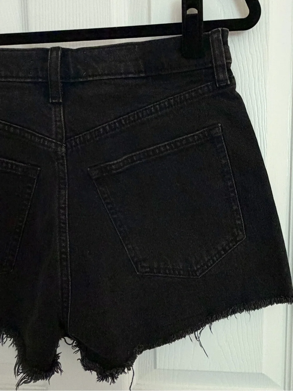 Abercrombie Black Denim Jean Shorts